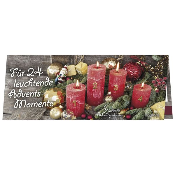 Streichholz-Adventskalender Für 24 leuchtende Adventsmomente