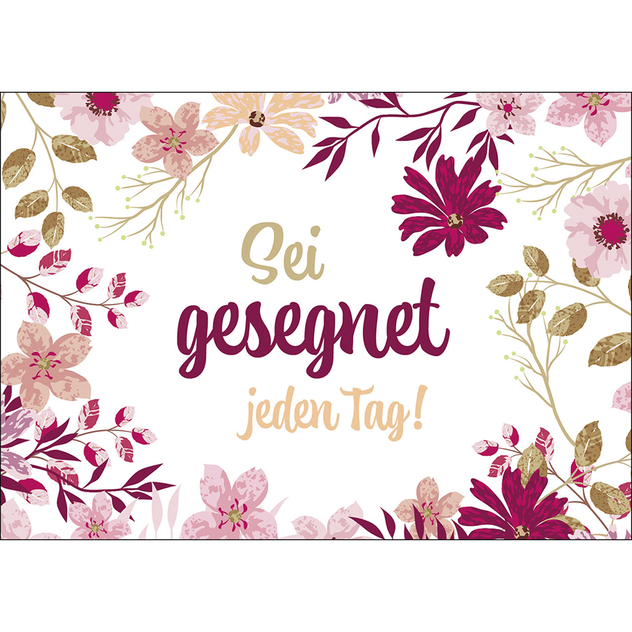 Postkarten: Sei gesegnet, 4 Stück