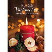 Postkarten: Fröhliche Weihnachten 4 Stück
