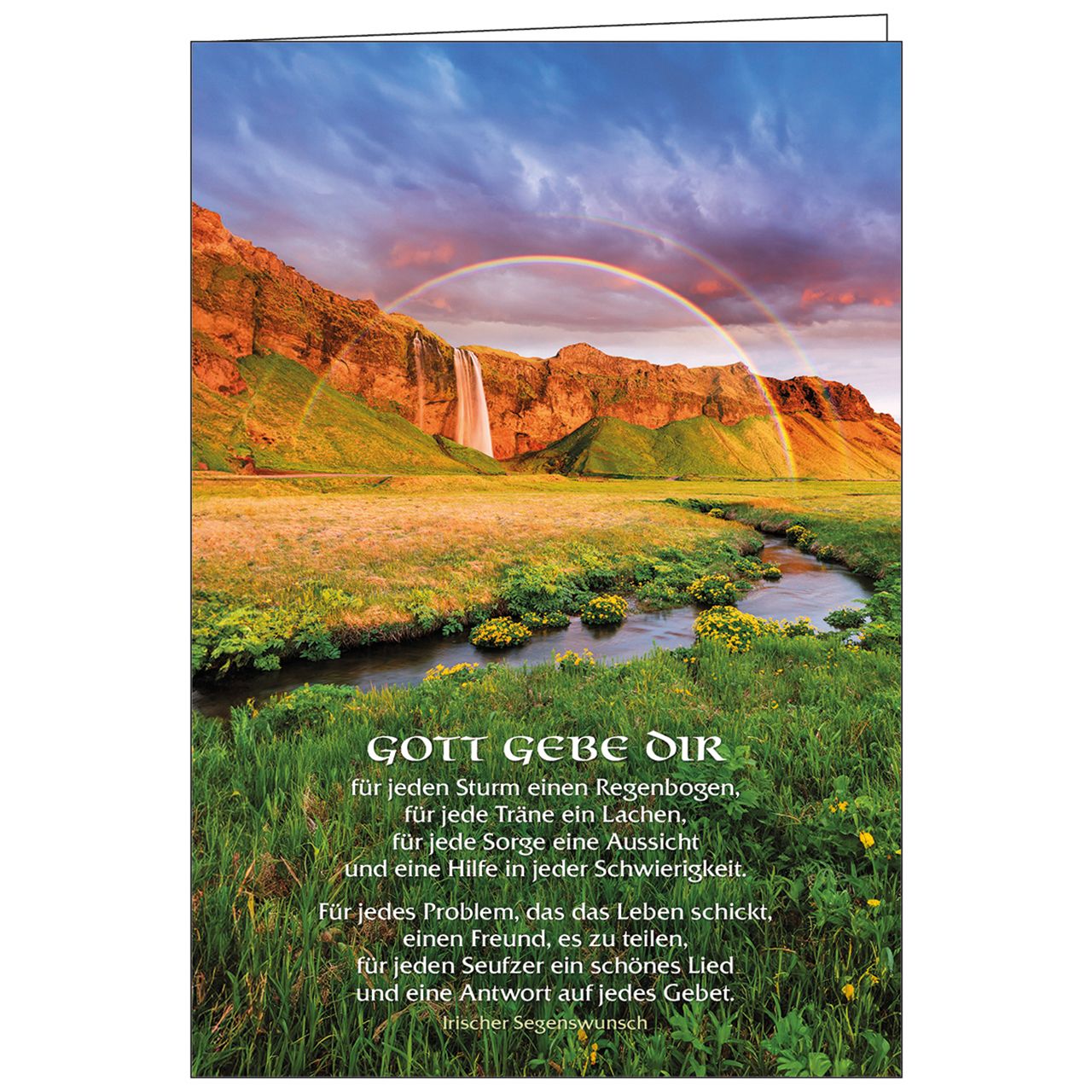 Faltkarte Gott gebe dir für jeden Sturm