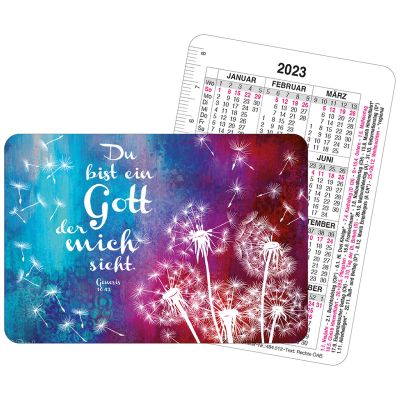 Jahreslosung 2023 - Spielkartenkalender Aquarell