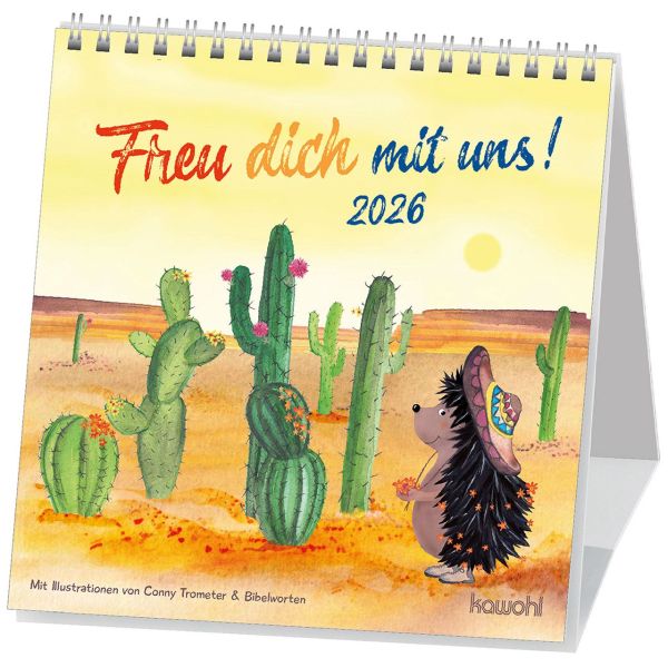 Freu dich mit uns! 2026 - Postkartenkalender