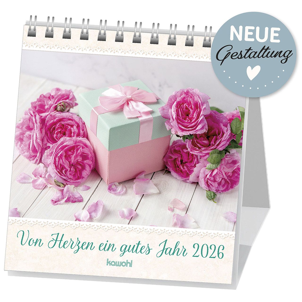 Von Herzen ein gutes Jahr 2026 - Aufstellkalender