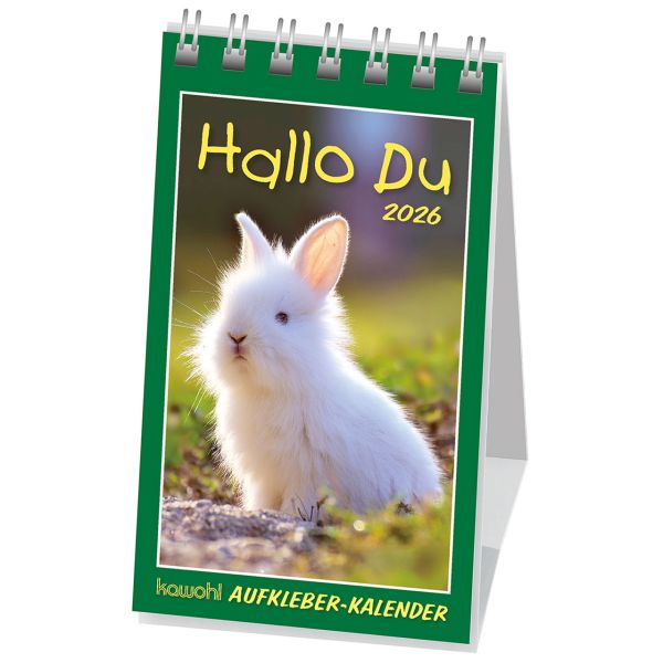 Hallo Du 2026 - Aufkleber-Kalender