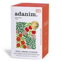 Kräutertee mit Apfel, Orange und Ginseng