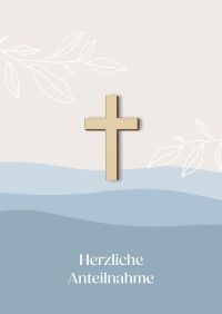 Faltkarte - Herzliche Anteilnahme