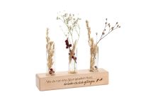 Vasenständer Spuren im Sand mit 3 Glaseinsätzen