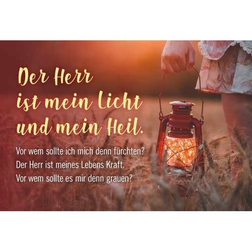 Der Herr ist mein Licht und mein Heil