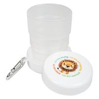 Trinkbecher mit Karabiner Löwe