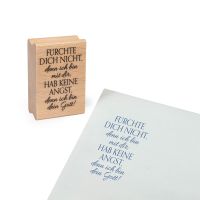 Jahreslosung 2027 - Holzstempel