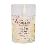 Jahreslosung 2027 - Windlicht LED-Kerze