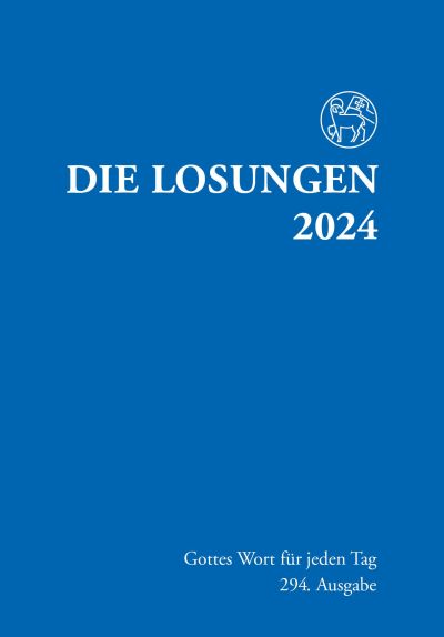 Losungen 2024 dunkelblau, Normalausgabe