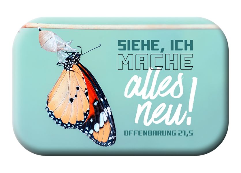 Jahreslosung 2026 - Magnet Schmetterling