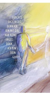 Jahreslosung 2027 - Faltkarten Mit dir 10er Set