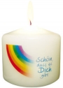Schön, dass es dich gibt - Einzelkerze 6 cm|Durchmesser 5.5 cm