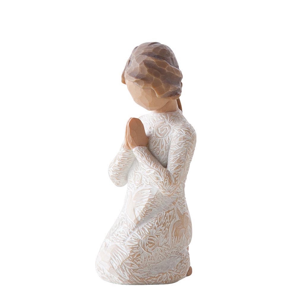 Friedensgebet - Prayer of Peace (Figur aus Kunstharz)|Kollektion Willow Tree - Höhe ca. 10 cm