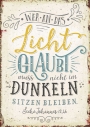Das Licht (Postkarte)