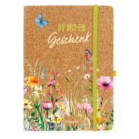 Notizbuch Kork: Du bist ein Geschenk