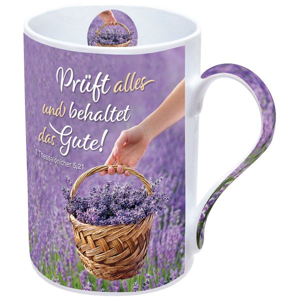 Fototasse Prüft alles und behaltet das Gute!