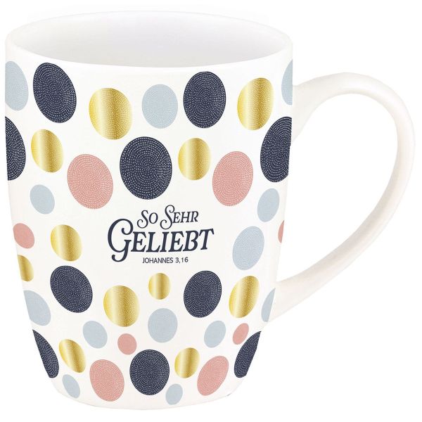 Tasse So sehr geliebt (Gold-Edition)