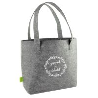 Filz-Shopper gesegnet und behütet