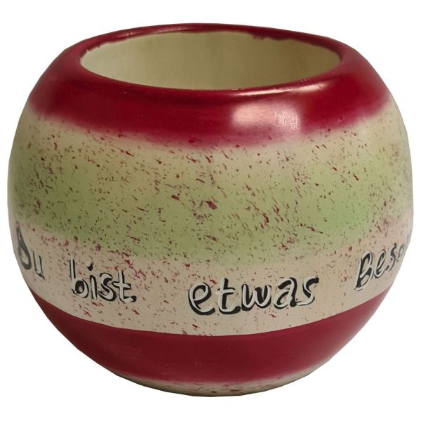 Teelichthalter Speckstein Du bist etwas Besonderes