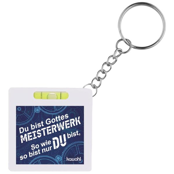Schlüsselanhänger mit Maßband Du bist Gottes Meisterwerk