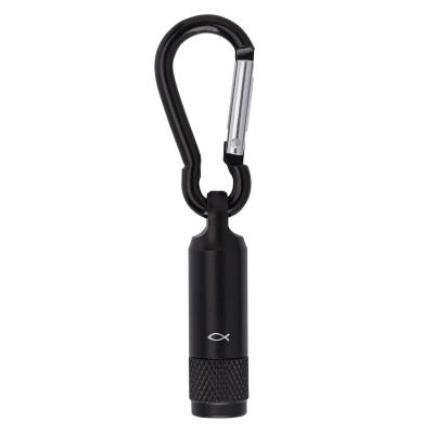 LED-Taschenlampe mit Karabiner Ichthys - schwarz