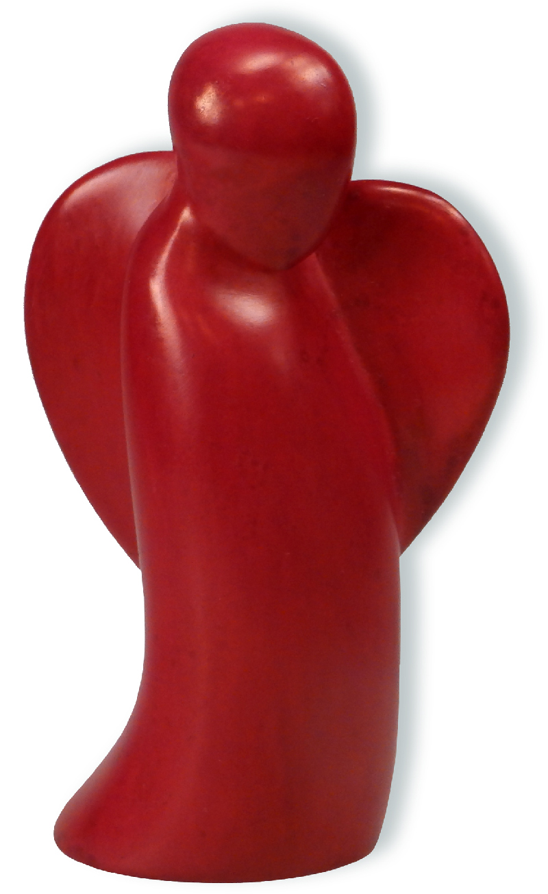 Figur Schutzengel begleitend - rot