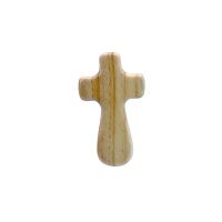 Handschmeichler Kreuz - hellbraun