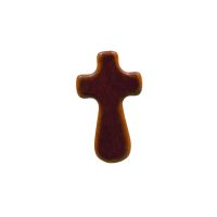 Handschmeichler Kreuz - dunkelbraun