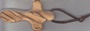 Handschmeichler Kreuz - mit Band