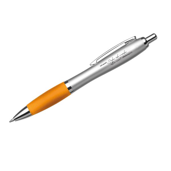 Jahreslosung 2026 - Kugelschreiber orange