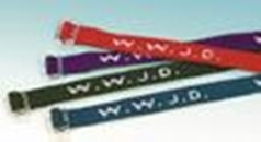 Armband WWJD Unifarben