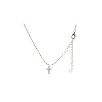 Halskette Kreuz silber